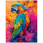 Tzttzt Diamond Art Kits For Adults, Vibrant Splash Round 5D Parrot. Fixed Price $15.17.