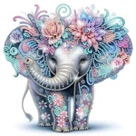 Bowetile Special Shape Diamond Art 12.2 X 6.3 Inches, Elephant. Fixed Price $16.99.