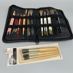 Artist Lot 30+ Vintage Paint Brushes W/ Travel Bag Loew-cornell Marx Scharff. Fixed Price $32.99.