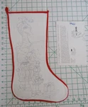 Tri Chem Ready Paint Liquid Embroidery 2446 Sesame Street Christmas Stocking. Fixed Price $24.99.