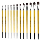 XDT#826 Filbert Art Brush Set Red Sable X-long Handle Acrylic Oil Watercolor. Fixed Price $12.99.