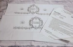 Tri-chem His & Hers Self Shaded Pillowcases Liquid Embroidery Painting 4111-2600. Fixed Price $6.75.