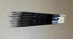 9X Pack Lot Raphael Kevrin Plus Long Handle Filbert Brushes 867 Sizes 2-18. Fixed Price $133.99.