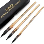 Professional Watercolor Squirrel Hair Paint Brushes By Dugato Mop Round Fine .... Fixed Price $34.82.