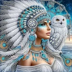 Suutang Special Shape Diamond Art Kits For Adults Beginners, Native Indian 5D. Fixed Price $15.42.