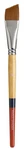 Princeton Snap! Golden Taklon Short Handle Brush-angular Shader 3/4" Width. Fixed Price $11.80.