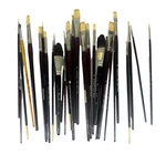 30 Vintage Dead Stock Fine Artist Paint Brush Lot Grumbacher Simmons Rubens. Fixed Price $65.00.