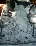 Large Tri-chem Artex Guardian Angel Tole Picture Paint 16 29" 8294 #8441. Fixed Price $24.99.