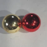 Rauch Glass Christmas Ornaments Gold Red Balls Set Of 2. Fixed Price $9.99.