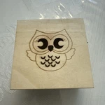 Owl Craft Box Sealed Wood 4 2.5 Inches Greenbrier. Fixed Price $10.00.