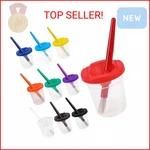 Diyasy No Spill Cups With Lids, 10 Pcs Proof Painting Containers And. Fixed Price $19.62.