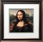 Leonardo Vinci "mona Lisa Framed Art Print Masters Louvre Smile Portrait. Fixed Price $59.99.