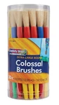 Chubby White Bristle Easy Grip Plastic Handle Paint Brush Set, 1/2 X 7 In, Multi. Fixed Price $33.84.