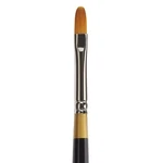Kingart Premium Synthetic Paint Brush Set Black Gold Silver Filament 6 Pack. Fixed Price $11.99.