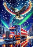 Eagle Diamond Art Kits For Adults,christmas Truck 5D Painting B. Fixed Price $14.87.