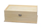 Creative Hobbies Unfinished Wood Jewelry Box With Mirror & Removable Brown. Fixed Price $30.51.