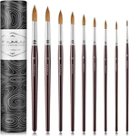 Sable Watercolor Brushes Professional Superior Kolinsky PAINT,9PCS,US. Fixed Price $34.99.