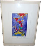 Scot Halpin "journey" Print Signed 64/100 Framed Matted 12 X 16 Clip Art. Fixed Price $22.49.