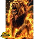 Qenspe Diamond Painting Kit Adults Lion Full Drill 12X16 Inch Wall Decor. Fixed Price $20.00.