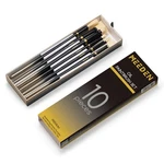 Meeden Oil Paint Brush Set: 10 Pcs Hog Bristle Small, Medium, Large, Black. Fixed Price $28.10.