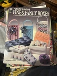 Vintage Plastic Canvas Leisure Arts Needlecraft Shop Leaflets Magazines Etc Lot. Fixed Price $25.00.