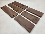 23" Cool Unique Two Sets Of Walnut Live Edge Lumber Wood Kiln Dried Board Slab. Fixed Price $85.99.