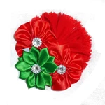Puppy Bows Shabby Chic Medium Dog Christmas Collar Slide Flower Red. Fixed Price $6.49.