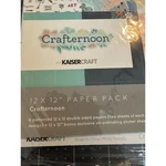 Kaisercraft Crafternoon 12X12 Paper Pack Hobby Scrapbook Sewing Create. Fixed Price $10.00.