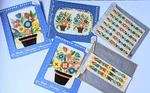 Lot Of 4 Meyercord Transfer Decals Flowers Floral Borders 601A 878A 878B 775D. Fixed Price $14.00.