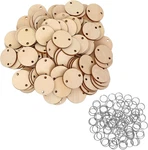 1.2 Inches/ 3 Cm Round Wooden Discs With Holes, 100 Pieces Birthday Board Tags. Fixed Price $13.49.