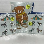 1989 Hand Painted Decal By Decoral B-40 Teddy Bear & Carousel A-98. Fixed Price $12.99.