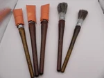 Vintage Osborn Walnut Line Paint Brush Lot X-456 #6 #8 Horsehair Bristle 3 New!. Fixed Price $99.95.
