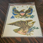 Eagle Shield Pluribus Unum Decals Meyercord 1104-D New Package Vintage 1979. Fixed Price $15.00.