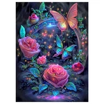 Stalente Diamond Painting Kits For Adults, Rose Butterfly,. Fixed Price $10.51.