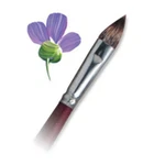 Langnickel Royal Sable Short Handle Filbert Brush L5020 Retired Artist Paint. Fixed Price $7.30.