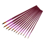 12PCS Artist Paint Brushes Set Professional Wooden Oil Acrylic Water Color. Fixed Price $8.49.