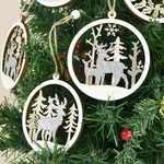 3PCS Reindeer Christmas Decorations Rustic Wooden Figurine. Fixed Price $10.18.