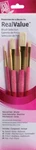 Princeton Art & Brush Natural Hair Bristles For Acrylic Oil Stain 4 Pc Set. Fixed Price $15.99.