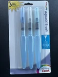 Pentel Arts Aquash Water Brush Assorted Tips. 3-PK 25104 New Unopened Sealed. Fixed Price $34.95.