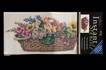 Imperial Wicker Flower Basket Rub On Stencil Art Cottage Country 8X18 Large. Fixed Price $8.00.