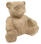 Decopatch Papier-mache Small Animal Figurines 4 1/2 To 5" Bear. Fixed Price $7.99.