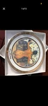 Artistic Nude & Calla Lilies Porcelain Round Collector Plate, Multicolor. Fixed Price $19.00.