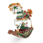 Bestpysanky Rocking Horse Carrying Gifts Christmas Musical Figurine. Fixed Price $86.13.