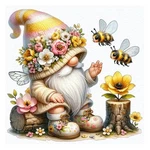 Fhbubpup Gnome Diamond Painting Kits For 12X12 Inches, Multicolored. Fixed Price $14.97.