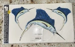 Nos 1970S Hand Painted Sailfish Decals Fisherman Stickers Boat Usa Made Decoral. Fixed Price $12.99.