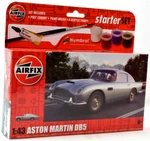 Airfix Aston Martin DB5 W/ Glue, Paints, Brushes Set 1:43 Car Model Kit A55011. Fixed Price $11.99.