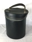 Hat Box Style Black Tri Chem Liquid Embroidery Zippered Paint Case Wig Vintage. Fixed Price $36.55.