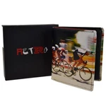 Mens Tri-fold Leather Wallet By Retro Cycling Gift Box Change Pocket. Fixed Price $67.99.