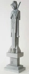 Frank Lloyd Wright Midway Sprite With Baton Statue & Pedestal. Fixed Price $400.00.
