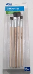 Blue Hawk 0105657 All Paints & Stains Brush Set (pack Of 5). Fixed Price $6.79.